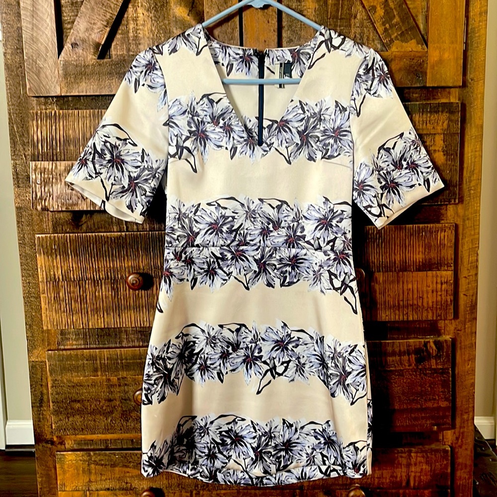 Floral mini dress from Top Shop